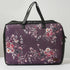 Floral Printed Canvas & PU Laptop Bag Fit 15.6 Inch Laptop